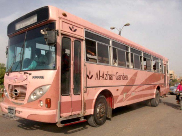 a human chain was formed to protect the bus carrying bodies of 45 people who died during the safoora carnage in may 2015 photo file