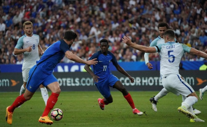 france see off england with 10 men france see off england with 10 men