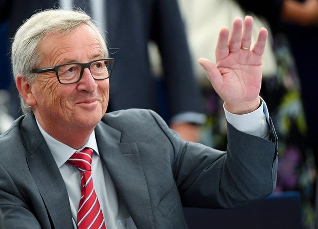 european union commission president jean claude juncker gestures prior to a meeting at the european parliament in strasbourg eastern france on june 14 2017 photo afp european union commission president jean claude juncker gestures prior to a meeting at the european parliament in strasbourg eastern france on june 14 2017 photo afp
