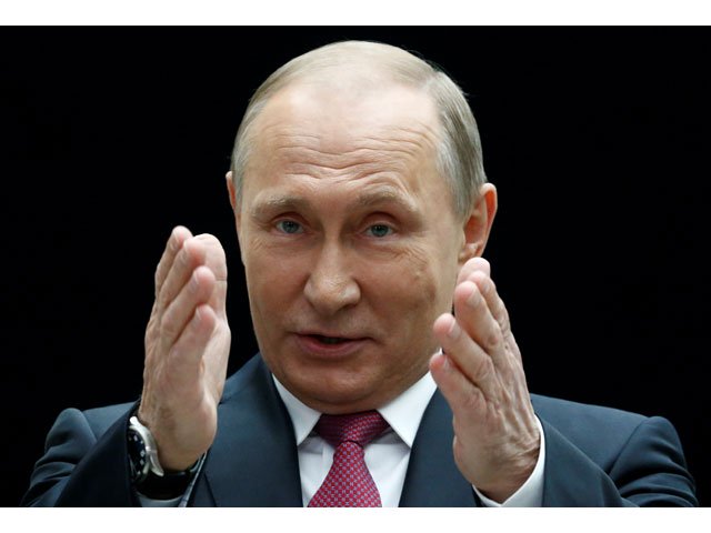 russian president vladimir putin gestures as he speaks to journalists following a live nationwide broadcast call in in moscow russia june 15 2017 photo reuters