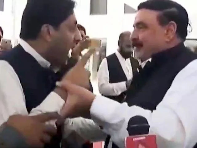 malik noor awan was arrested after he stopped sheikh rashid at the parliament entrance and demanded rs2 2 million photo express malik noor awan was arrested after he stopped sheikh rashid at the parliament entrance and demanded rs2 2 million photo express