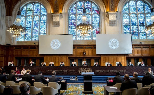 international court of justice holds hearing of the case photo icj international court of justice holds hearing of the case photo icj