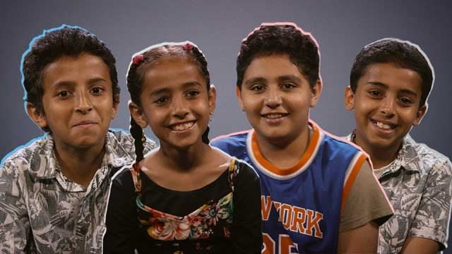 from left to right moheeb 11 shahrazad 8 saif 11 and enan 10 photo mic from left to right moheeb 11 shahrazad 8 saif 11 and enan 10 photo mic