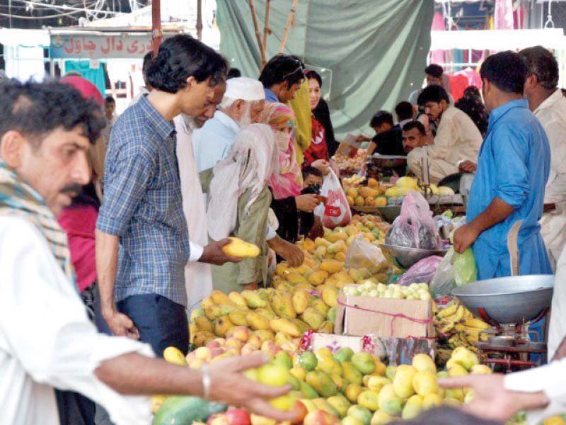 makeshift market ramazan bazaars providing relief to citizens