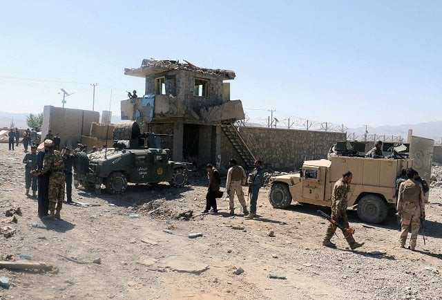 afghan security forces inspect the aftermath of a suicide bomb blast in paktia province afghanistan june 18 2017 photo reuters afghan security forces inspect the aftermath of a suicide bomb blast in paktia province afghanistan june 18 2017 photo reuters