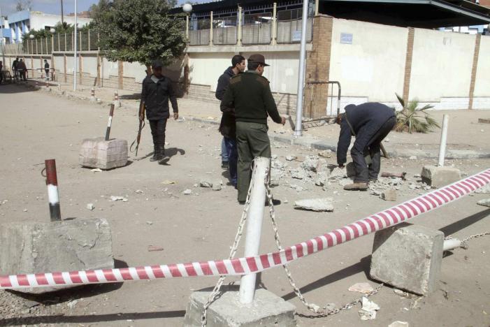 police investigate the site of a bomb blast in cairo egypt photo reuters
