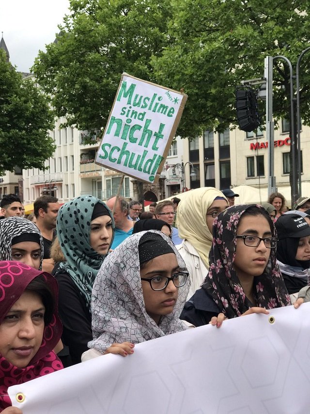 participants in the march in cologne germany photo arafatul twitter