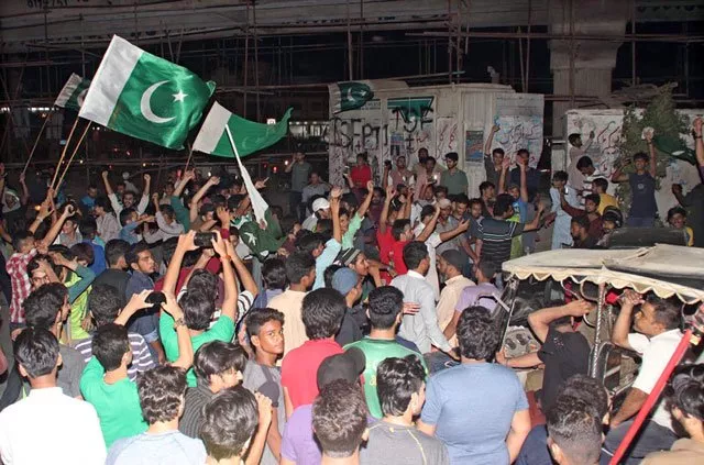 cricket lovers celebrate pakistan 039 s victory over india in icc champions trophy final at north nazimabad area of karachi late on sunday june 18 2017 photo online cricket lovers celebrate pakistan 039 s victory over india in icc champions trophy final at north nazimabad area of karachi late on sunday june 18 2017 photo online