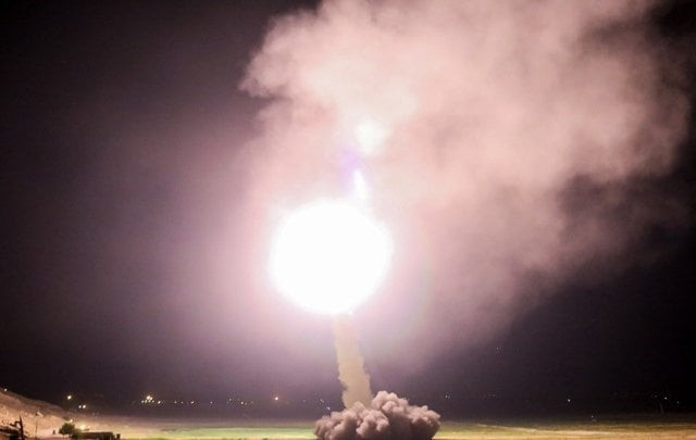 a handout picture provided by the iran 039 s state tv irib official website and released on june 18 2017 shows iranian revolutionary guards corps irgc launching a missile from an undisclosed location in western iran towards islamic state is bases in syria photo afp a handout picture provided by the iran 039 s state tv irib official website and released on june 18 2017 shows iranian revolutionary guards corps irgc launching a missile from an undisclosed location in western iran towards islamic state is bases in syria photo afp
