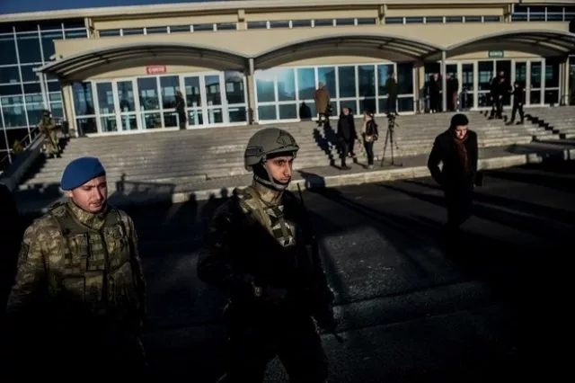 turkish special force soldiers stand guard at the courthouse on december 27 2016 at silivri district inistanbul photo afp almost 30 turkish police will go on trial in istanbul on december 27 2016 charged with involvement in the july 15 coup bid the city 039 s first trial of alleged putschists with indictments prepared against over 1 200 people and some 41 000 under arrest in total the trials following the failed coup against president recep tayyip erdogan are set to be the most far reaching legal process in turkish history afp photo ozan kose turkish special force soldiers stand guard at the courthouse on december 27 2016 at silivri district inistanbul photo afp almost 30 turkish police will go on trial in istanbul on december 27 2016 charged with involvement in the july 15 coup bid the city 039 s first trial of alleged putschists with indictments prepared against over 1 200 people and some 41 000 under arrest in total the trials following the failed coup against president recep tayyip erdogan are set to be the most far reaching legal process in turkish history afp photo ozan kose