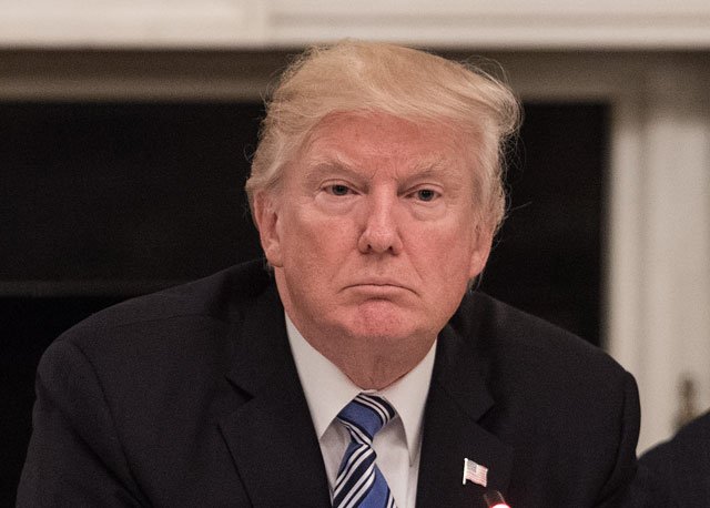 us president donald trump listens to a speaker during an american technology council roundtable at the white house in washington dc on june 19 2017 photo afp