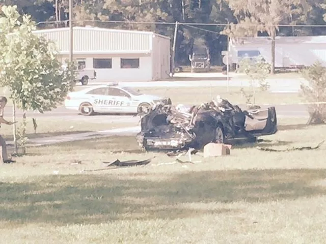 a tesla model s involved in the fatal crash on may 7 2016 is shown with the top third of the car sheared off by the impact of the collision of the tesla with a tractor trailer truck on nearby highway and came to rest in the yard of robert and chrissy vankavelaar in williston florida u s on may 7 2016 photo reuters a tesla model s involved in the fatal crash on may 7 2016 is shown with the top third of the car sheared off by the impact of the collision of the tesla with a tractor trailer truck on nearby highway and came to rest in the yard of robert and chrissy vankavelaar in williston florida u s on may 7 2016 photo reuters