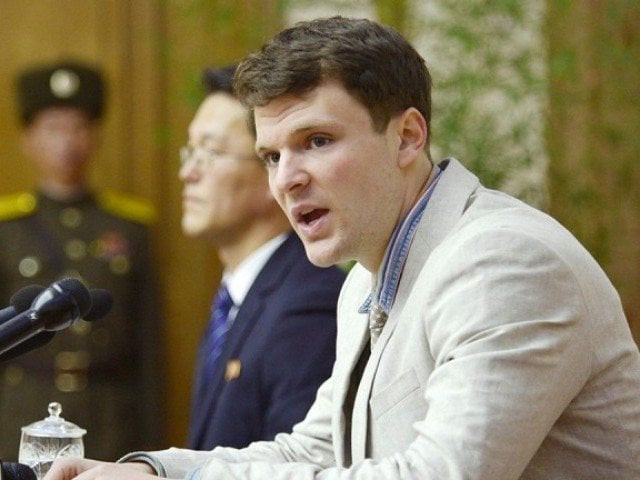 otto frederick warmbier a university of virginia student who has been detained in north korea since early january attends a news conference in pyongyang north korea in this photo released by kyodo february 29 2016 photo reuters otto frederick warmbier a university of virginia student who has been detained in north korea since early january attends a news conference in pyongyang north korea in this photo released by kyodo february 29 2016 photo reuters
