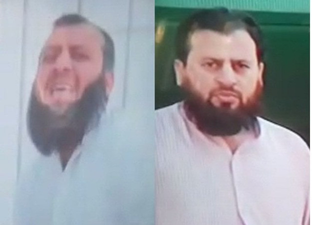 two of the haqqania masjid islamabad 039 s clerics who beat up the crew of a private tv news channel photo screengrab two of the haqqania masjid islamabad 039 s clerics who beat up the crew of a private tv news channel photo screengrab