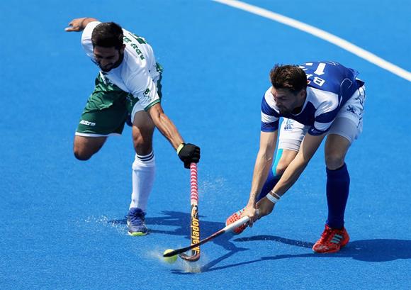 luck on their side despite losing their first three matches by a combined scoreline of 17 1 pakistan managed to win their last group match against scotland 3 1 which netted them three points and a place in the next round photo courtesy international hockey federation