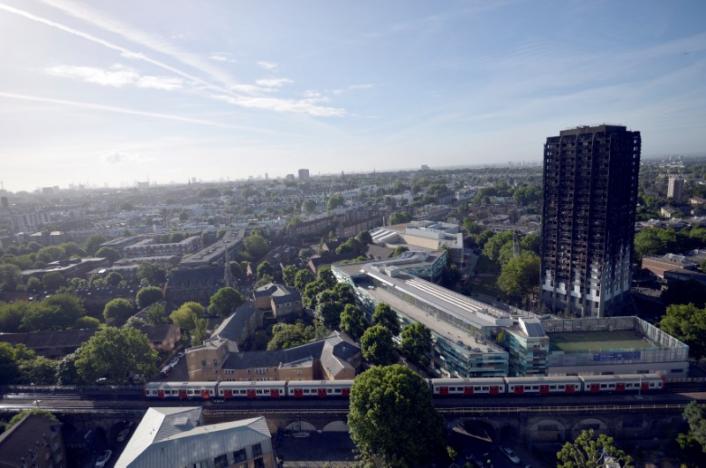 extensive damage is seen to the grenfell tower block which was destroyed in a disastrous fire in north kensington west london britain photo reuters