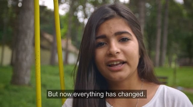 maryam an iraqi girl who is a refugee in serbia screengrab