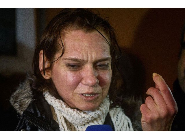 novelist asli erdogan speaks to media after being released from the bakirkoy prison on december 29 2016 in istanbul photo afp