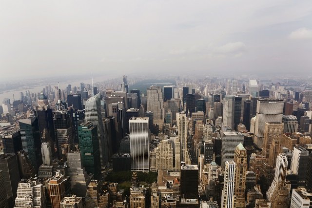 a view from the observation deck of the empire state building of midtown manhattan rockefeller center and central park in new york june 27 2013 photo reuters