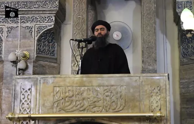 abu bakr al baghdadi pictured in a propaganda video released on july 5 2014 has released an audio recording pledging to attack israel photo afp abu bakr al baghdadi pictured in a propaganda video released on july 5 2014 has released an audio recording pledging to attack israel photo afp