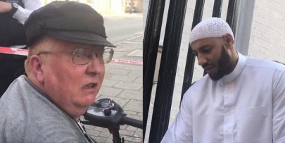 woman travels across london on mobility scooter to apologise to finsbury park imam woman travels across london on mobility scooter to apologise to finsbury park imam