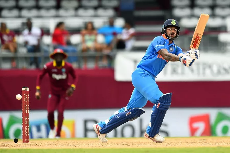 dhawan scored 87 for india photo afp dhawan scored 87 for india photo afp