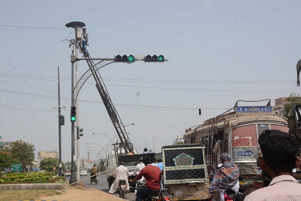 safe holidays closed circuit television cameras in defence are being repaired in order to ensure foolproof security during the eid holidays photo muhammad azeem