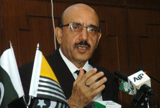 ajk president sardar masood khan photo express file