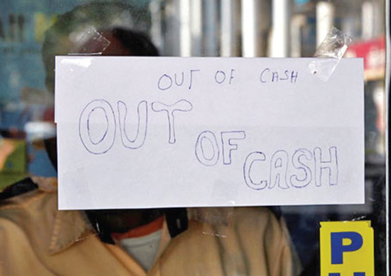 residents complain that funds were deducted from their accounts but received no cash from machines photo file