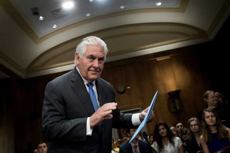 us secretary of state rex tillerson photo afp