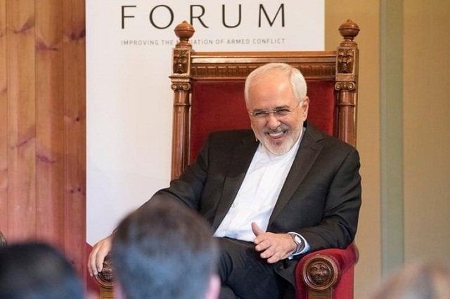 iran 039 s foreign minister mohammad javad zarif smiles during the opening of the oslo forum at losby gods outside oslo norway photo reuters