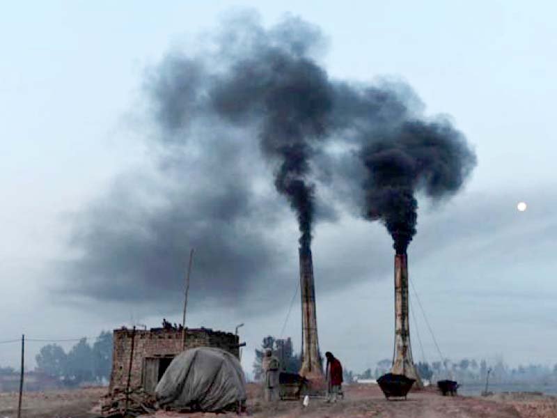 heavy industries in the city add to smoke pollution photo express