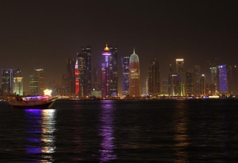 buildings are seen on a coast line in doha qatar photo reuters