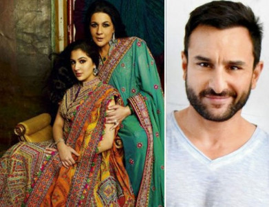 i and amrita on same page about our daughter s acting debut saif ali khan