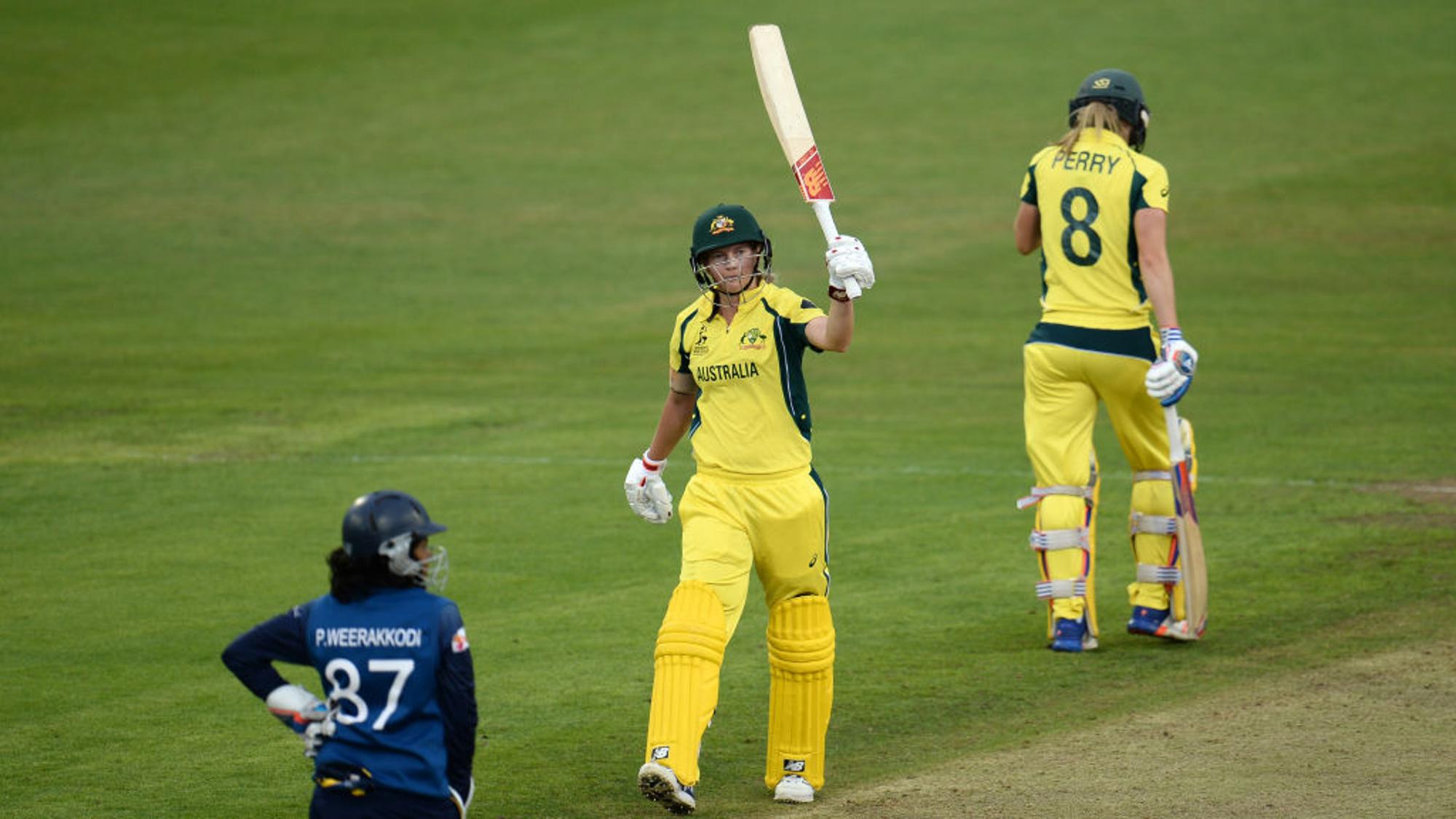 silver lanning australia skipper said she knew someone had to play a big knock to complete a record chase she did so herself photo courtesy icc