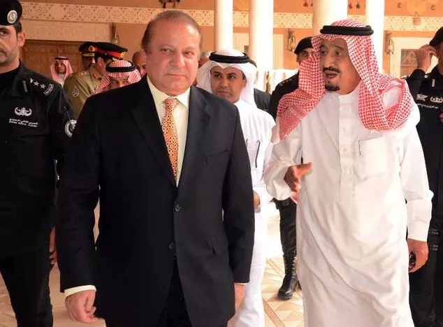 pakistan 039 s prime minister nawaz sharif left and saudi king salman bin abdulaziz hold talks in riyadh on april 23 2015 photo afp pakistan 039 s prime minister nawaz sharif left and saudi king salman bin abdulaziz hold talks in riyadh on april 23 2015 photo afp