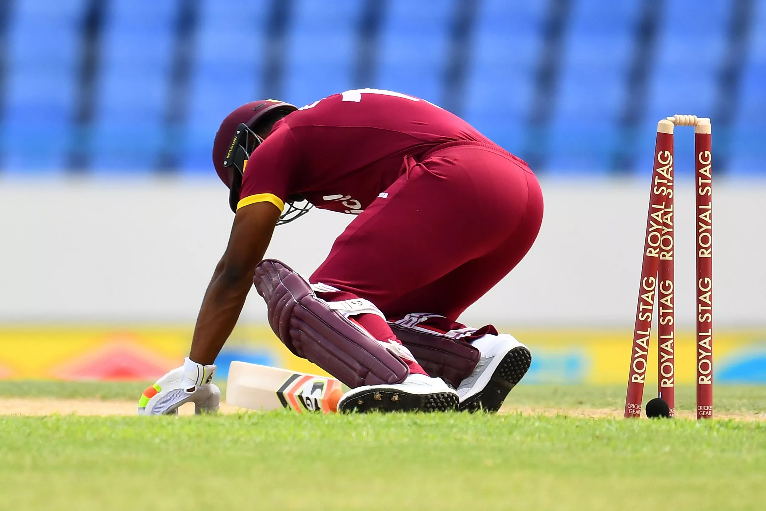 colossal collapse from a promising position of 141 for five in the 33rd over the caribbean side crashed to 158 all out within the next five overs thanks to india 039 s spin attack photo afp colossal collapse from a promising position of 141 for five in the 33rd over the caribbean side crashed to 158 all out within the next five overs thanks to india 039 s spin attack photo afp