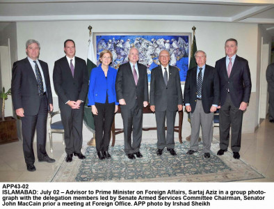 no regional peace without pakistan us senator mccain says during visit no regional peace without pakistan us senator mccain says during visit