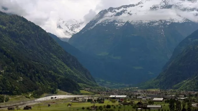 the northern gates of the gotthard base tunnel near the town of erstfeld switzerland photo reuters the northern gates of the gotthard base tunnel near the town of erstfeld switzerland photo reuters