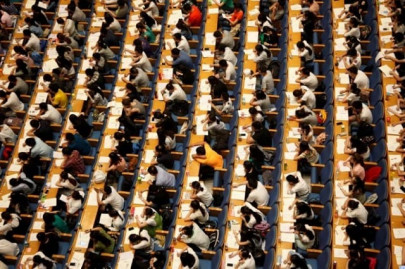 candidate turns up to exam centre with fake finger arrested in india