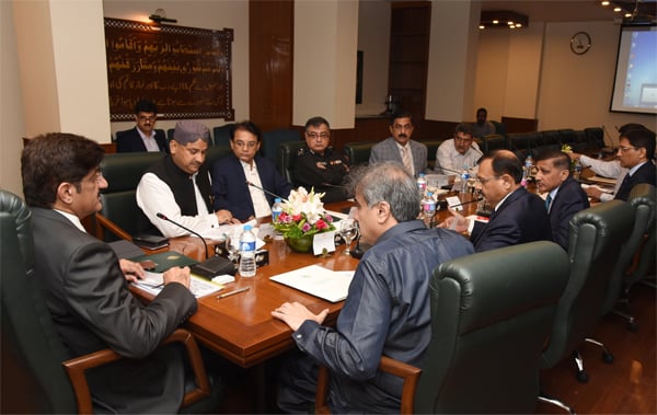 during a meeting on monday the chief minister was briefed on prison security in the province and came down hard on the prisons dig for his negligence in the recent jailbreak at central jail karachi photo courtesy cm house