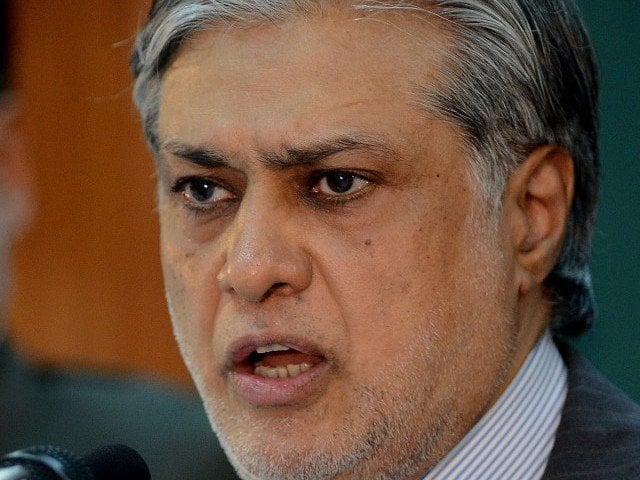 finance minister ishaq dar photo afp