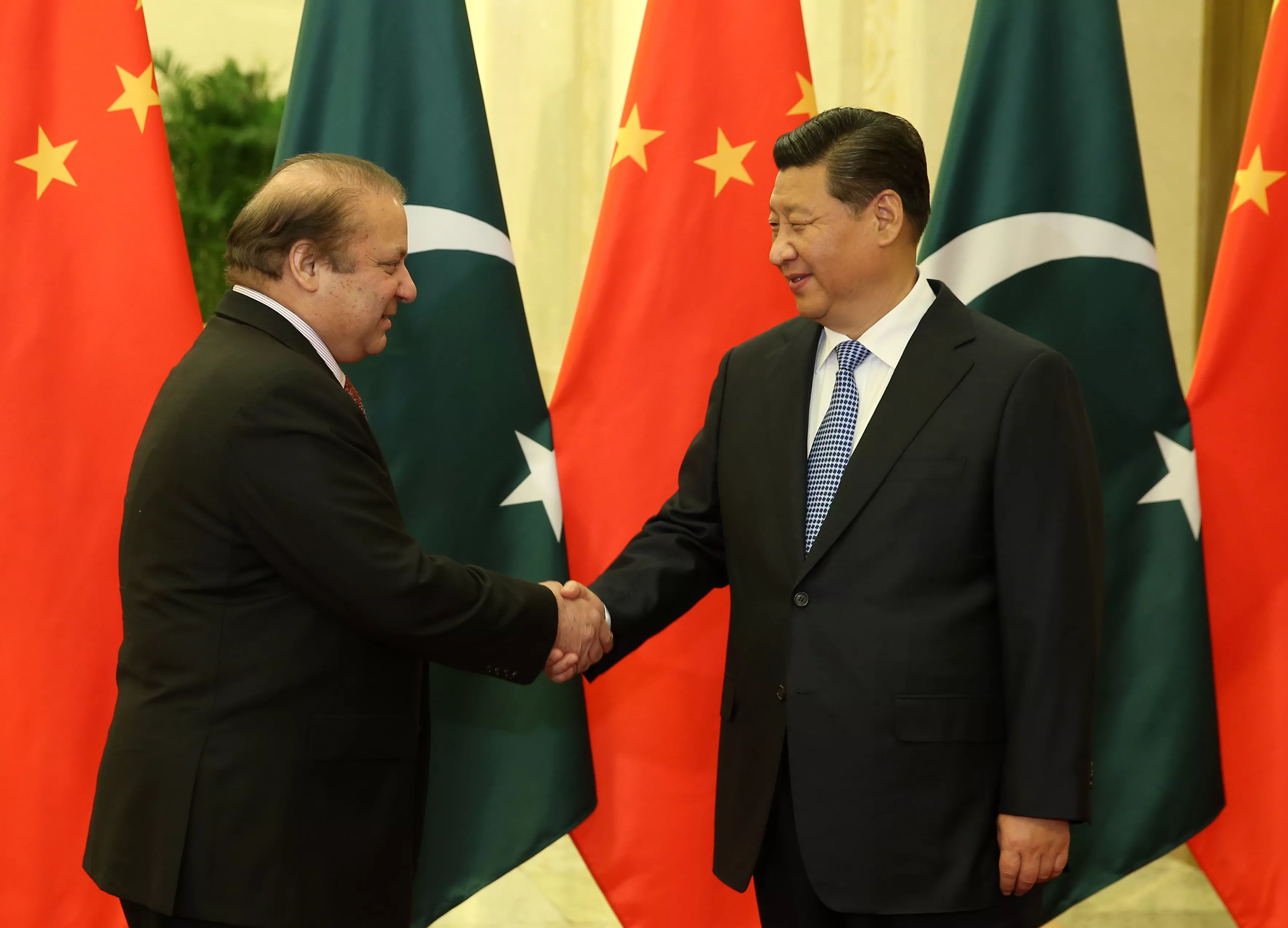 pm nawaz sharif shakes hands with chinese president xi jinping photo pid pm nawaz sharif shakes hands with chinese president xi jinping photo pid