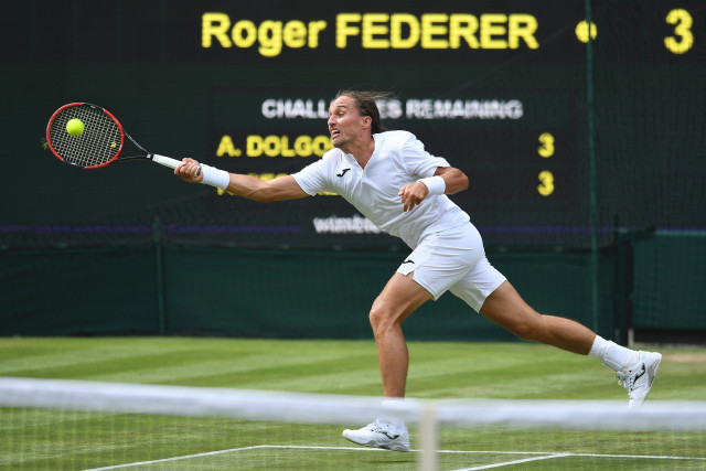 not giving their all dolgopolov was one of seven men who retired in the first round of wimbledon citing injuries opening up debate whether they showed up just to pocket their prize money photo afp not giving their all dolgopolov was one of seven men who retired in the first round of wimbledon citing injuries opening up debate whether they showed up just to pocket their prize money photo afp