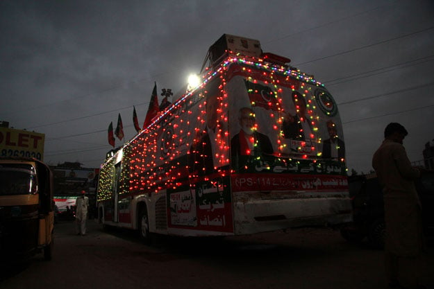 pti is all set for the ps 114 by election and has also gained the support of religious parties and organisations photo athar khan express