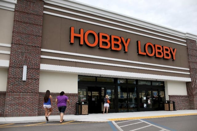 a hobby lobby store is seen in plantation florida photo afp a hobby lobby store is seen in plantation florida photo afp