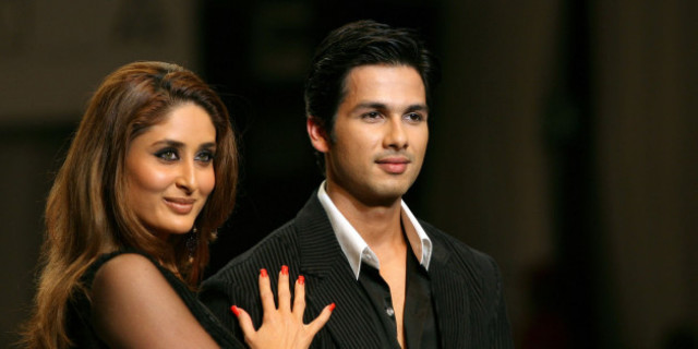 bollywood actors kareena kapoor l and shahid kapur present creations by indian designer manish malhotra at a fashion show on the final day of the india fashion week in new delhi september 3 2006 reuters vijay mathur india bollywood actors kareena kapoor l and shahid kapur present creations by indian designer manish malhotra at a fashion show on the final day of the india fashion week in new delhi september 3 2006 reuters vijay mathur india