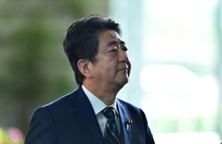 japanese prime minister shinzo abe and the eu 039 s top officials will approve the broad outline of a landmark trade deal photo afp