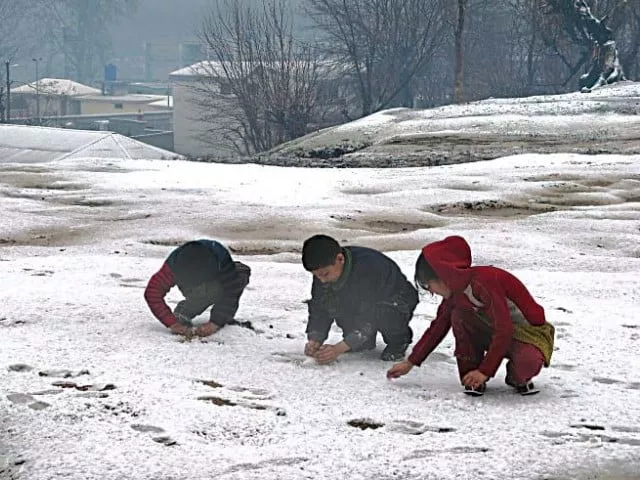 upper parts of gilgit baltistan received a light blanket of snow on thursday photo express upper parts of gilgit baltistan received a light blanket of snow on thursday photo express
