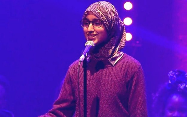 suhaiymah manzoor khan at the last word festival 2017 poetry slam final photo youtube suhaiymah manzoor khan at the last word festival 2017 poetry slam final photo youtube